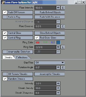  Lens Flare Options for Light      