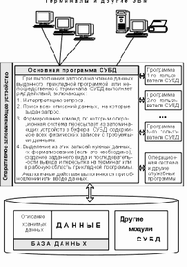 Связь программ и данных при использовании субд
